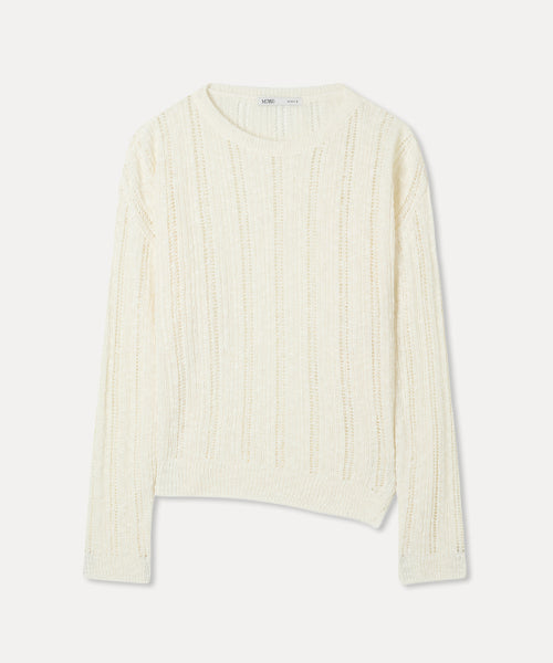 MIXXO MIXXO Slit See-Through Pullover S