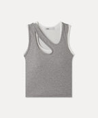 MIXXO MIXXO Cut-out Cap Tank Top