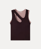 MIXXO MIXXO Cut-out Cap Tank Top