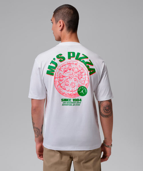 NIKE Nike Jordan Graphic T-Shirt M - White: Infrared 23