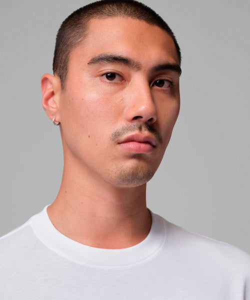 NIKE Nike Jordan Graphic T-Shirt M - White: Infrared 23