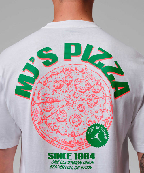 NIKE Nike Jordan Graphic T-Shirt M - White: Infrared 23
