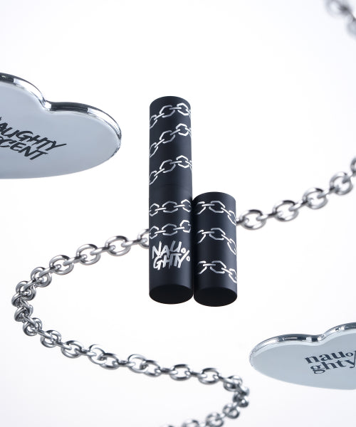 NAUGHTYPERCENT NAUGHTYPERCENT Melting Shine Lipstick + Metal Heart Mirror