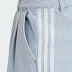 ADIDAS ADIDAS Denim Cargo Short Pants - Light Blue