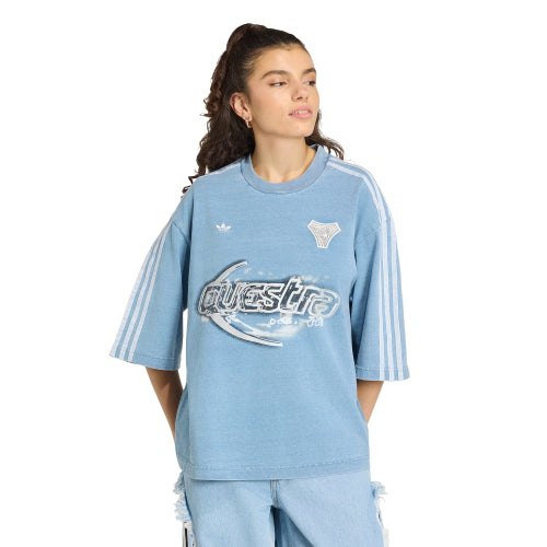 ADIDAS ADIDAS Adylenium Season 5 Oversized Denim T-Shirt - Light Blue