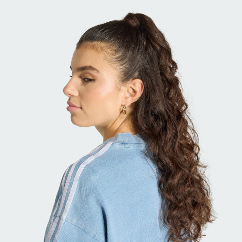 ADIDAS ADIDAS Adylenium Season 5 Oversized Denim T-Shirt - Light Blue