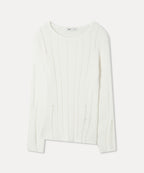 MIXXO MIXXO Damage Point Long Sleeve Knit - C
