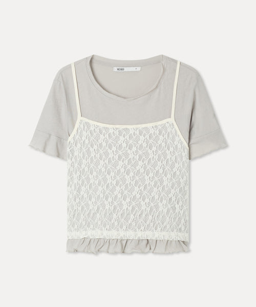 MIXXO MIXXO T-Shirt Lace Bustier C