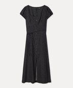MIXXO MIXXO Puff Sleeve Long Dress (C, S)