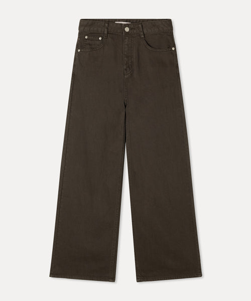 MIXXO MIXXO Cropped Wide Fit Denim - C
