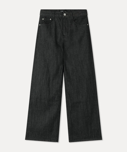 MIXXO MIXXO Cropped Wide Fit Denim - C