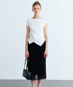 MIXXO MIXXO See-Through Layered Skirt C