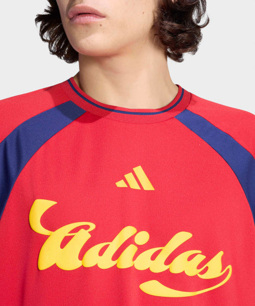 ADIDAS ADIDAS House of Tyrone Nation Pack Track Top - Red:Dark Blue:Yellow
