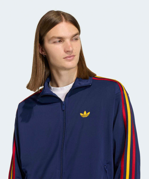 ADIDAS ADIDAS Firebird Track Top - Dark Blue:Yellow:Red