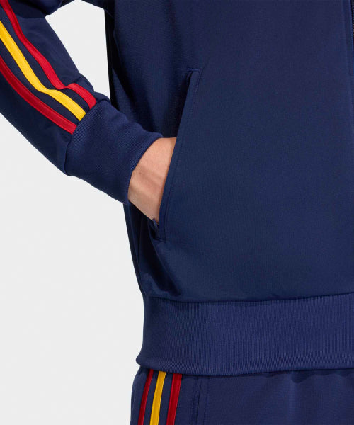 ADIDAS ADIDAS Firebird Track Top - Dark Blue:Yellow:Red