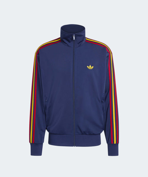 ADIDAS ADIDAS Firebird Track Top - Dark Blue:Yellow:Red