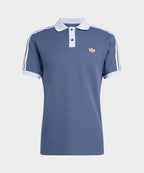 ADIDAS ADIDAS Waffle Knit Polo Shirt - Blue