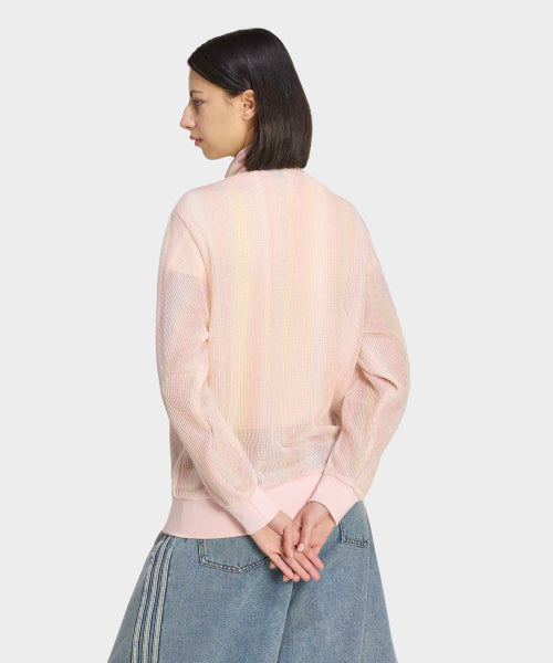 ADIDAS ADIDAS Summer Glow Knit Track Top - Sandy Pink