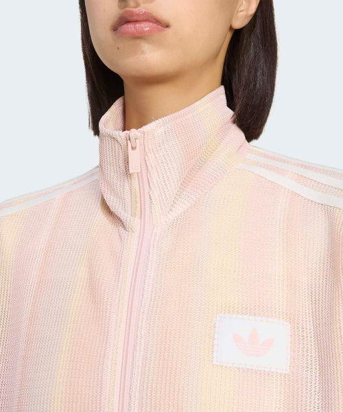 ADIDAS ADIDAS Summer Glow Knit Track Top - Sandy Pink