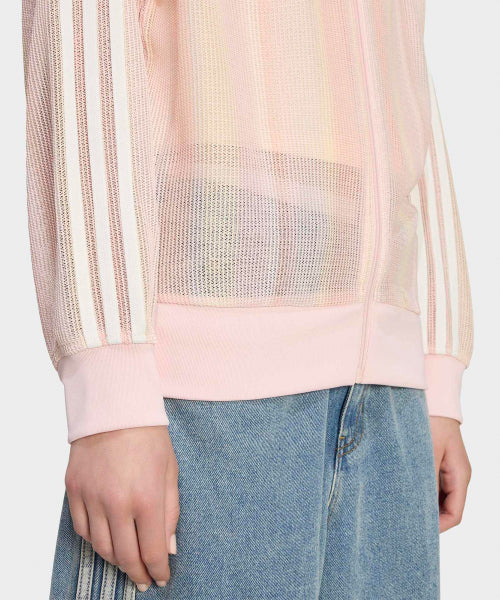 ADIDAS ADIDAS Summer Glow Knit Track Top - Sandy Pink