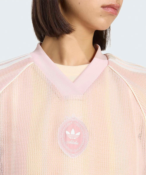 ADIDAS ADIDAS Summer Glow Knit T-Shirt - Sandy Pink