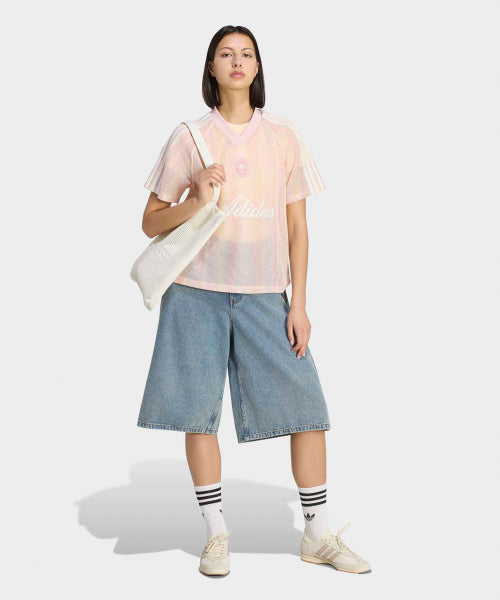 ADIDAS ADIDAS Summer Glow Knit T-Shirt - Sandy Pink