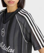 ADIDAS ADIDAS Summer Glow Knit Oversized Jersey - Black