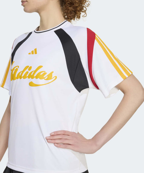 ADIDAS ADIDAS T-Shirt House of Tiro Jersey - White:Black