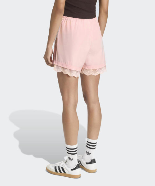 ADIDAS ADIDAS Lace Trim 3-Stripe Short Pants - Sandy Pink