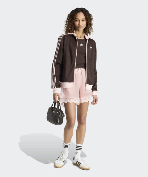ADIDAS ADIDAS Lace Trim 3-Stripe Short Pants - Sandy Pink