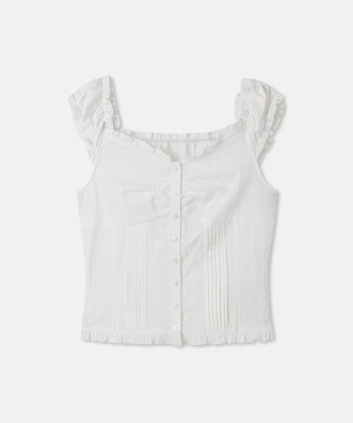 MIXXO MIXXO Frill Cap Sleeve Blouse S