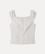MIXXO MIXXO Frill Cap Sleeve Blouse S