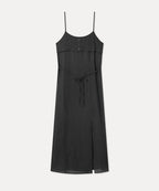 MIXXO MIXXO Button-up See-through Long Dress - Size S/C