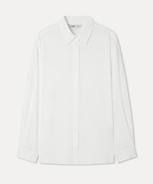 MIXXO MIXXO Overfit See-Through Shirt C
