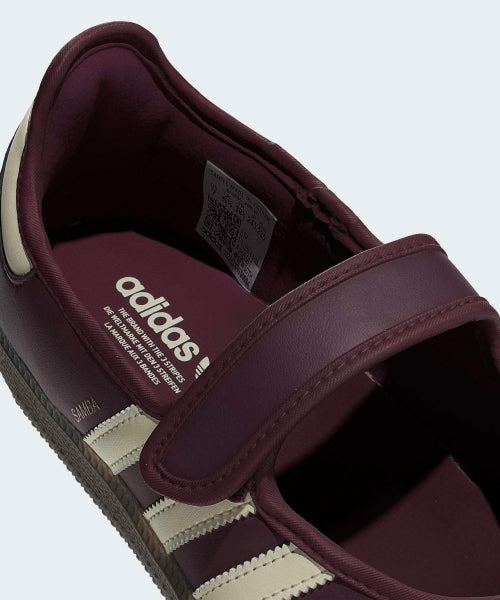 ADIDAS ADIDAS Samba Jane - Maroon: Cream White