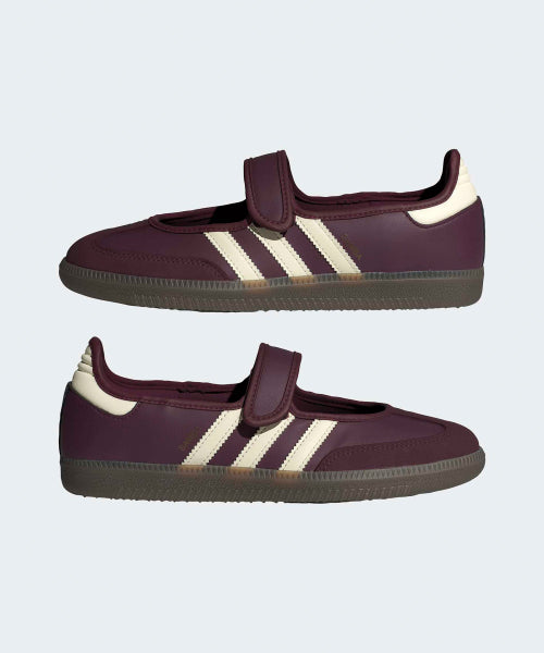 ADIDAS ADIDAS Samba Jane - Maroon: Cream White