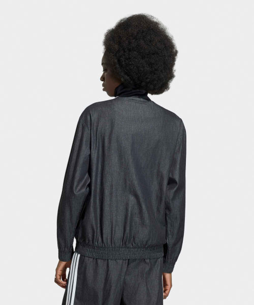 ADIDAS ADIDAS Denim Track Top - Medium Black Denim