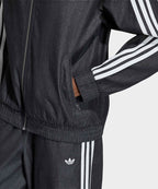 ADIDAS ADIDAS Denim Track Top - Medium Black Denim