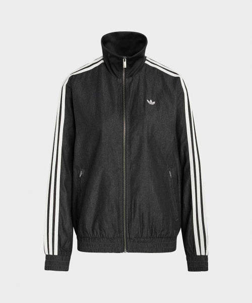 ADIDAS ADIDAS Denim Track Top - Medium Black Denim