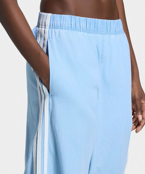 ADIDAS ADIDAS Denim Wide Leg Pants - Light Denim