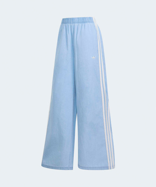ADIDAS ADIDAS Denim Wide Leg Pants - Light Denim
