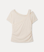 MIXXO MIXXO T-Shirt Uncut Layered Short-Sleeved C