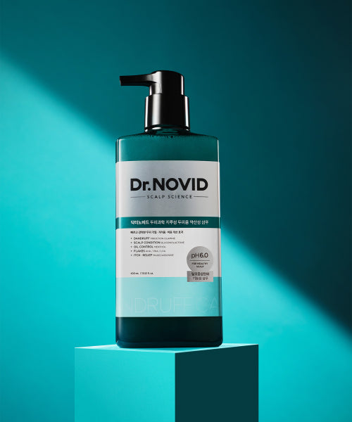 ELASTINE Dr. Novid hair loss symptom relief mildly acidic dandruff shampoo for seborrheic scalp 400ml