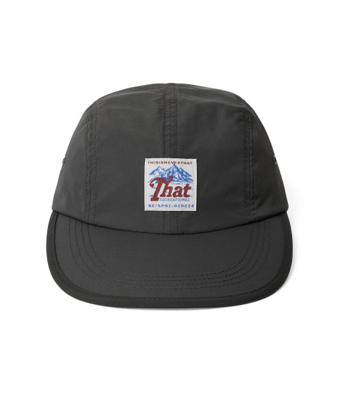 THISISNEVERTHAT Long Bill Cap Charcoal - THISISNEVERTHAT