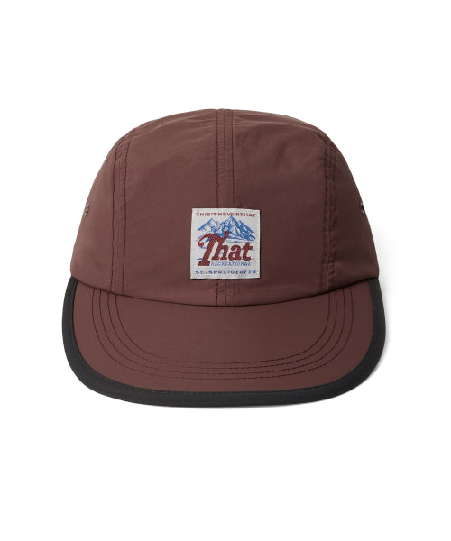 THISISNEVERTHAT Long Bill Cap Burgundy - THISISNEVERTHAT