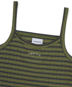 THISISNEVERTHAT THISISNEVERTHAT Sleeveless Striped W Top Green
