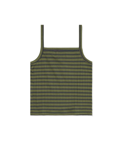 THISISNEVERTHAT THISISNEVERTHAT Sleeveless Striped W Top Green
