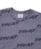 THISISNEVERTHAT THISISNEVERTHAT Stacked THAT Tee Purple Grey