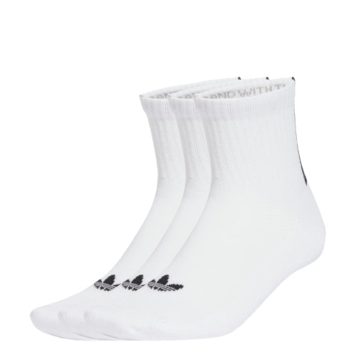 ADIDAS ADIDAS Quarter Length Striped Socks