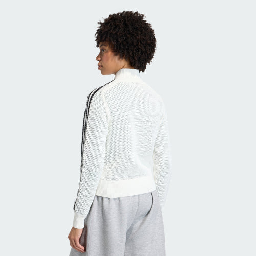 ADIDAS ADIDAS Knitwear Track Top - White